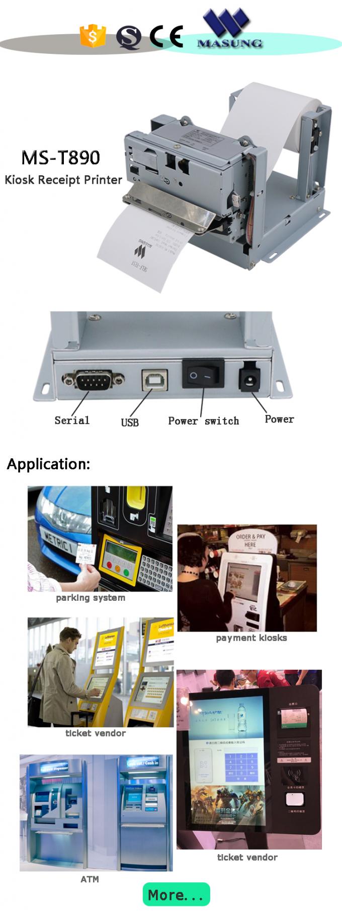 Reçu inclus par machine fonctionnelle multi de matrice de points d'imprimante de reçu de kiosque